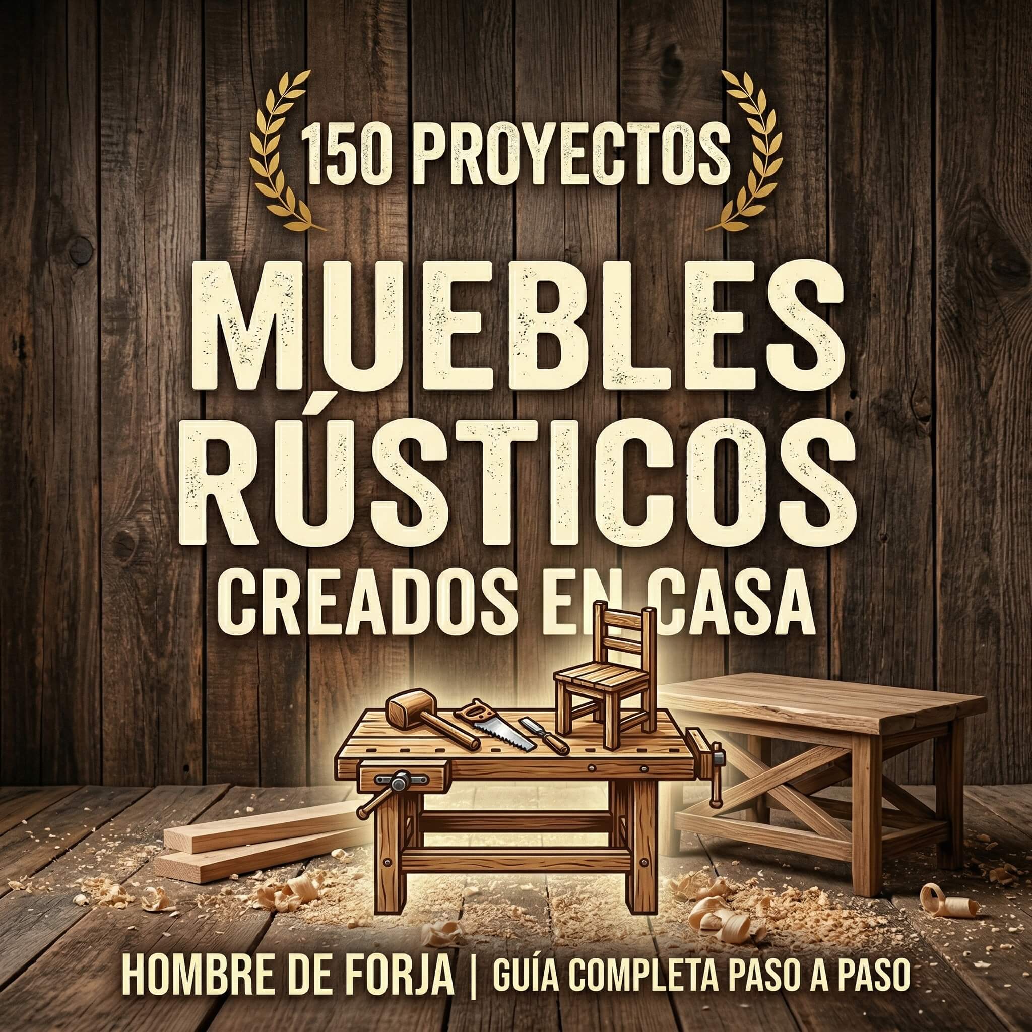 150 Proyectos en Muebles Rùsticos hechos en casa